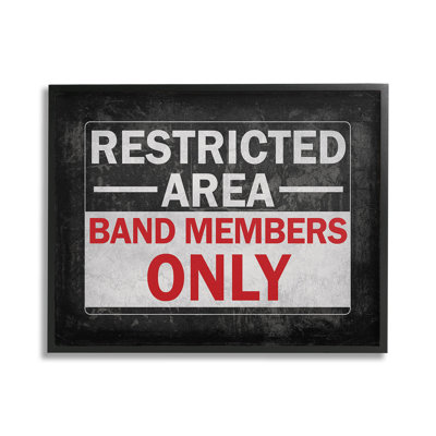 Band Members Only Giclee Art by Masey St. Studio