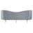 Reigha Grey And Gold Upholstered Sofa