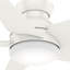 52" Isotope 5 - Blade LED Flush Mount Ceiling Fan with Wall Control and Light Kit Included-1309775966