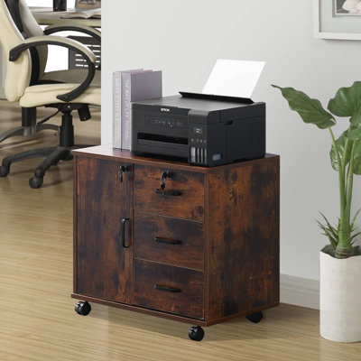 Swinford 55.5 cm W 3 -Drawer Filing Cabinet
