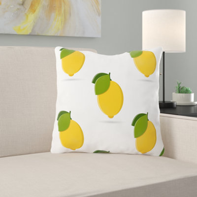 Coussin citron Oconto