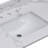 Bathroom Sink Pure White Ceramic - Rectangle Deep Bowl With Overflow, Acid , Practical Lavatory Vanity Decoration Resistance, Attractive For-1883041604