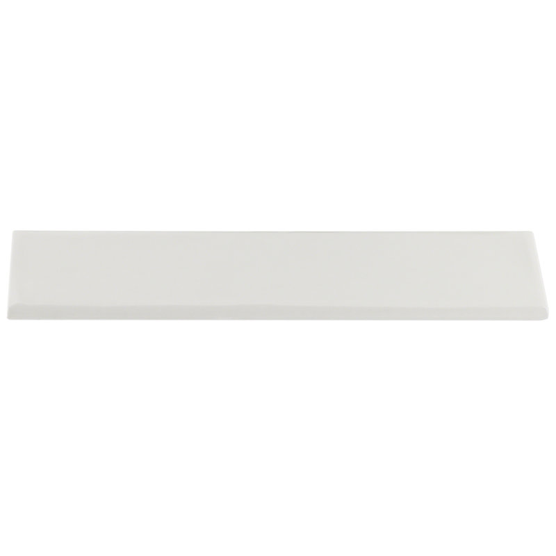 Manchester 3x12 Glossy Ceramic Bullnose, Dove Gray