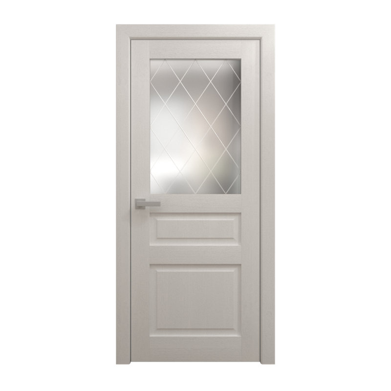 Porte intérieure intérieure | Ego 5011 | Poignée simple à panneau régulier | Portes de salle de bain modernes, 24 po x 96 po