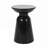 Patio Side Table Set With Round Top and Metal Base-1544200224