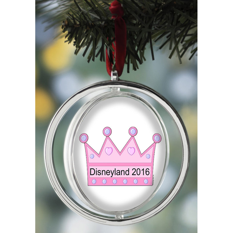 Ornement de Noël personnalisable princesse Crown, Oui