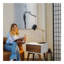 Lampe de table / table de chevet décorative moderne de haute qualité pour hôtel européen, lampe de table Lumora - extérieur noir - intérieur blanc 110 ~ 120V