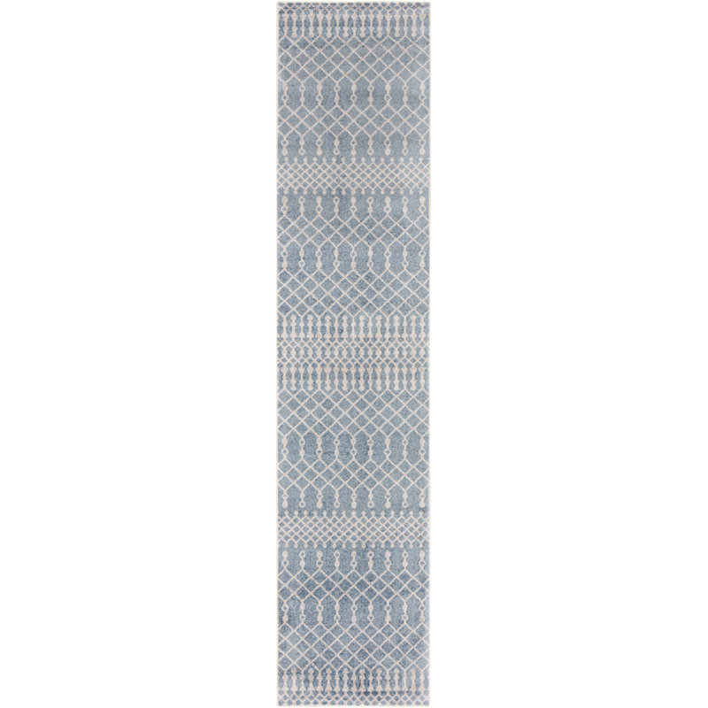 Kittie Washable Moroccan Indoor Rug, Runner 2'2" x 10'