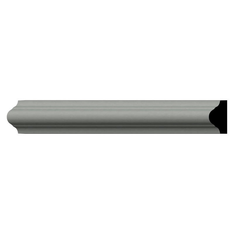 Primed White Polyurethane Wall Panel Moulding, 94.5 in