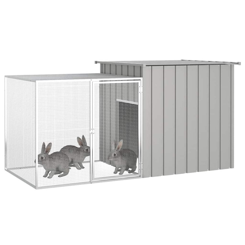 Cage à lapin, gris