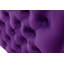 Chaise en velours mauve l 34 po avec 1 coussin Bayberry-122253959