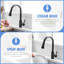 Robinet de cuisine sans contact, robinet de cuisine intelligent automatique mains libres, robinet de cuisine sans contact en acier inoxydable-118543468