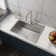 24In Stainless Steel Washing Sink W/ Faucet Hoses And Drain Head Only(Update)