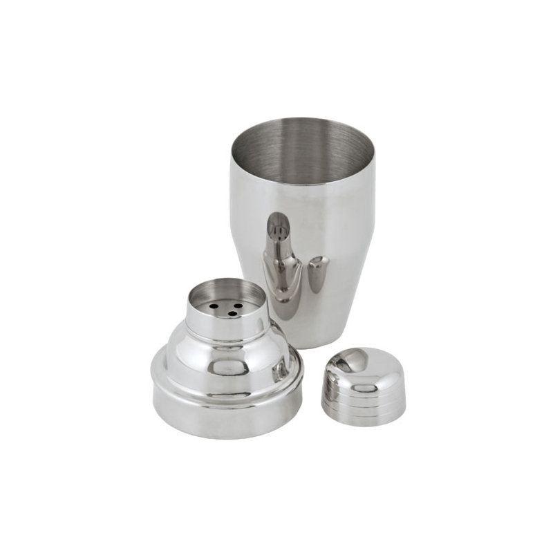 Shaker à cocktail 8,5 oz Contour en acier inoxydable