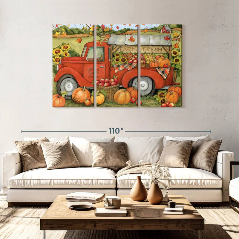 Camion orange Mehar Harvest II, H 48 po x l 74 po
