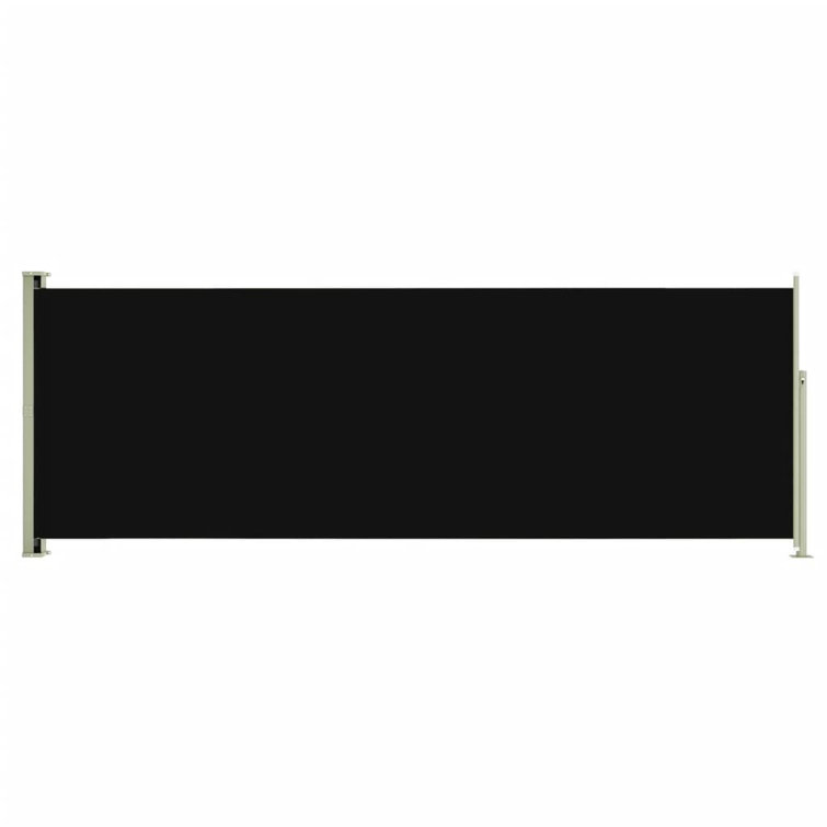 Dakota Fields 600cm W x 220cm D Fabric Cover Retractable Side Awning