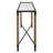 Moraby 52'' Glass Top Console Table