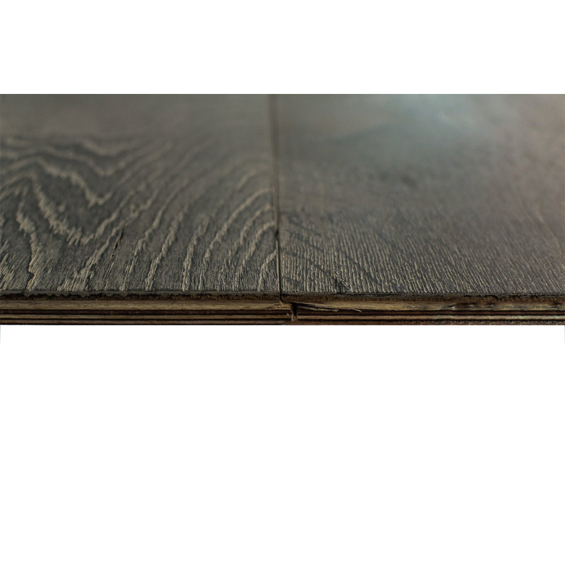 Plancher de bois franc d'ingénierie en chêne, Terre d'ombre Belhaven