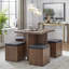 Badillo 4 - Person Trestle Dining Set-1585977413