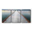 Long View Pier - Toile tendue avec châssis de qualité supérieure - Prêt à être accroché-1456329878
