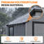 Remise de rangement pour l'extérieur en résine l 6 pi x P 4 pi