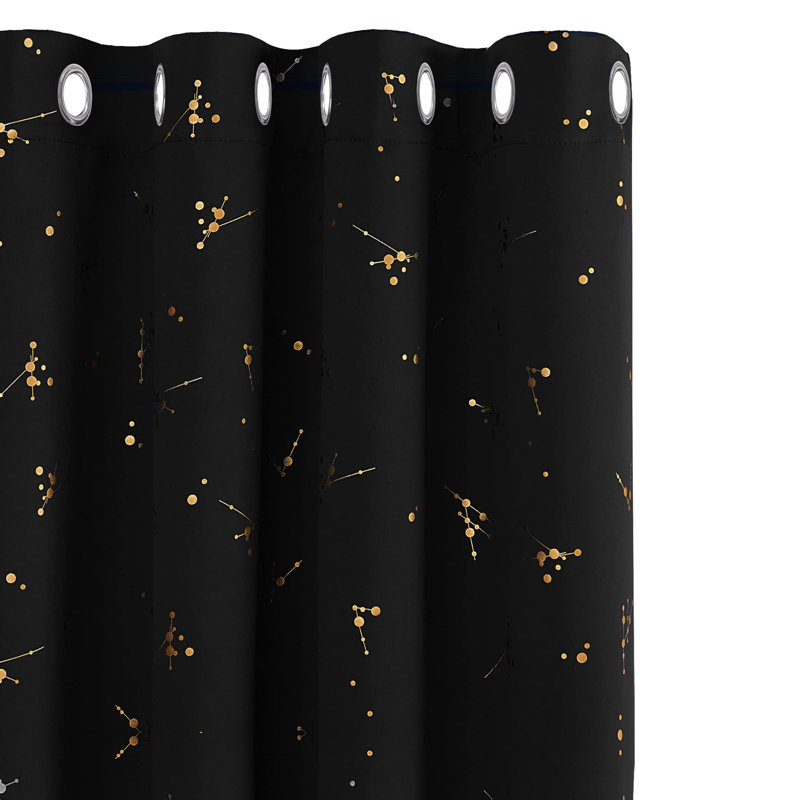 Blackout Curtain Pair, 55cm Width x 245cm Drop