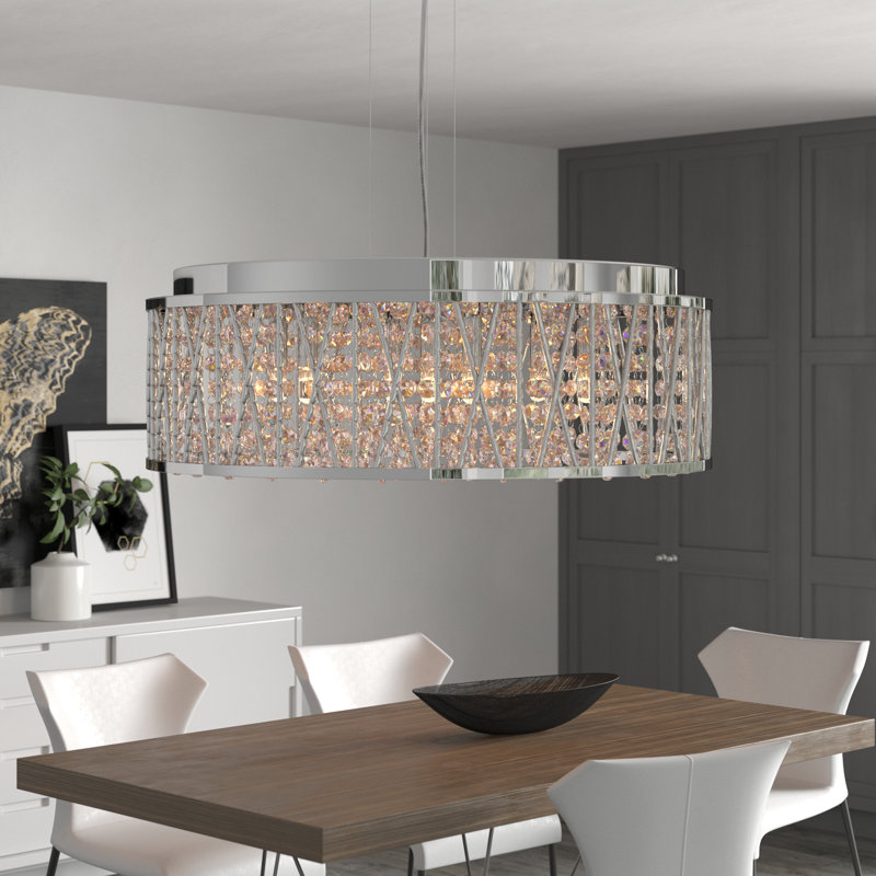 Lustre tambour 7 lumières Ashlynn