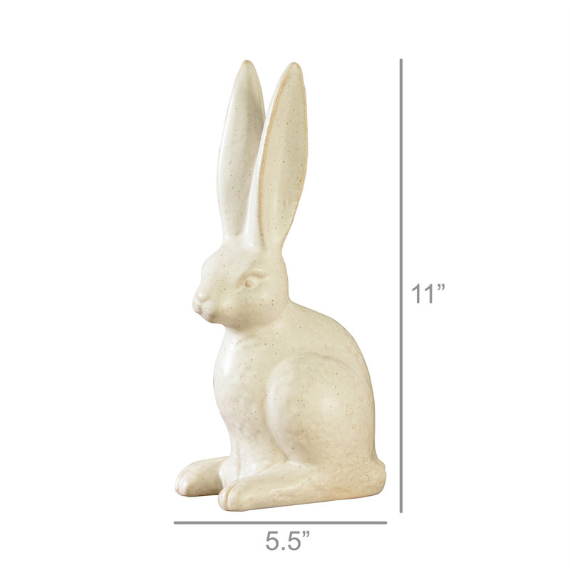 Figurine en céramique Pahrump, H 11 po x l 5,5 po x P 3,75 po