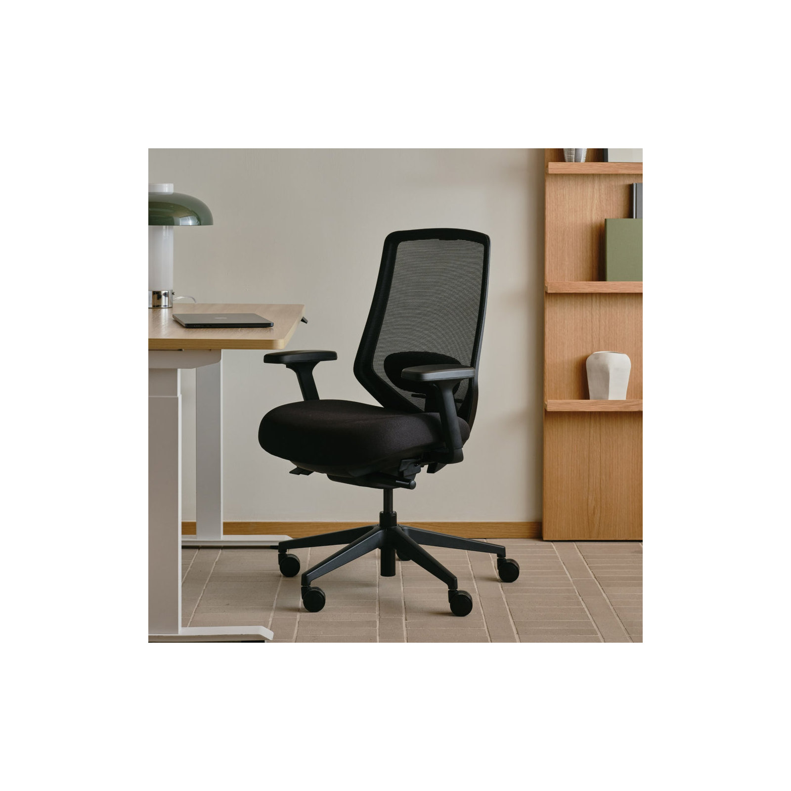 Ergonomic Chair Pro - Fabric, Black, Black