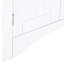 armoire de buffet, armoire d'angle, armoire de coin de plancher de salle de bain avec portes et tablettes, cuisine, salon, armoire de rangement autoportante pour salle de bain