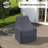 Outdoor 360° Swivel Rattan Recliner Chair Patio Cover
