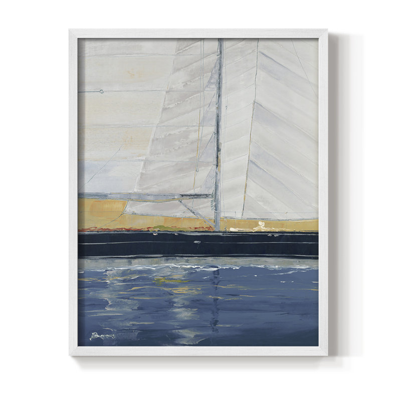Gallery Stealth, reproduction d'art encadrée - bois massif, H 30 po x l 24 po, Blanc