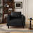 Delana 37.8" Wide Faux Leather Armchair-123327081