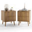 Ensemble de chambre à coucher 3 pièces (1 commode + 2 tables de chevet)-1326685209