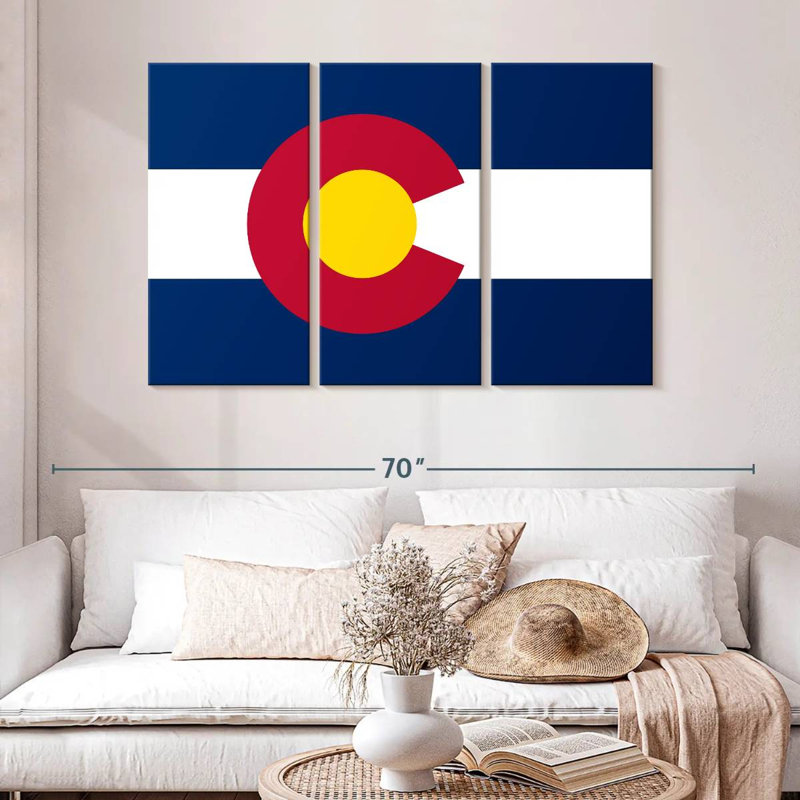 Drapeau d'État du Colorado, H 32 po x l 50 po