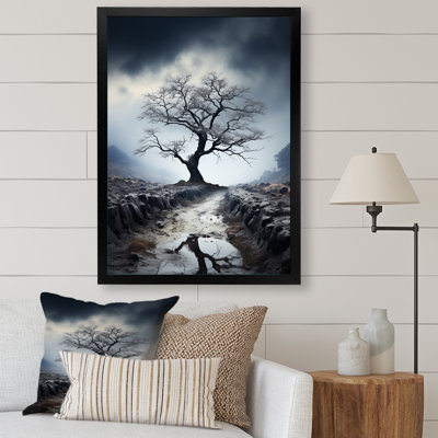 " Tree Monochrome Tranquil Shades "