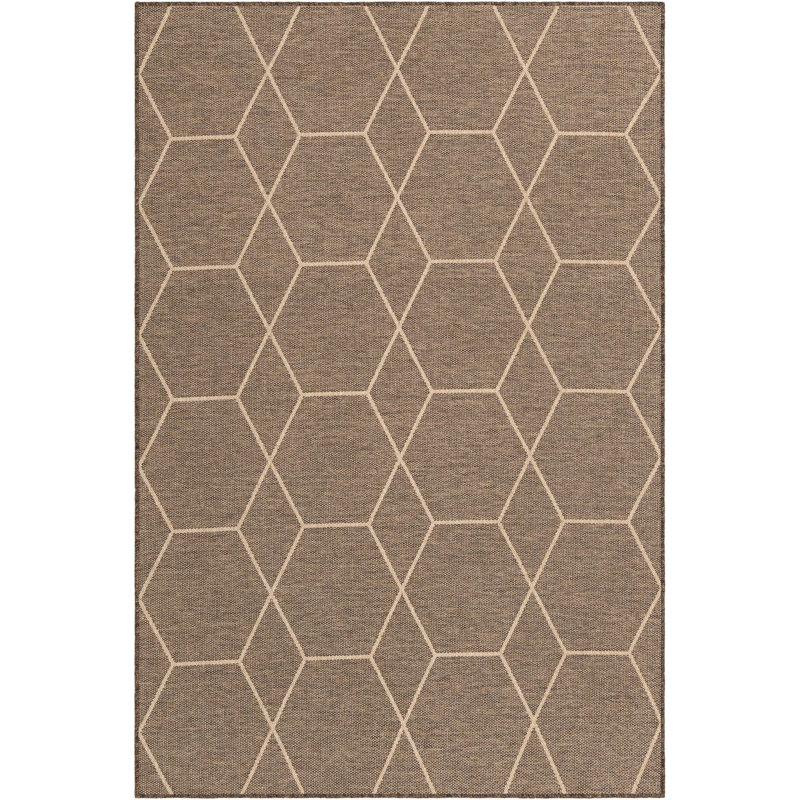 Sheglita Abstract Indoor Rug, Rectangle 6'3" x 9'
