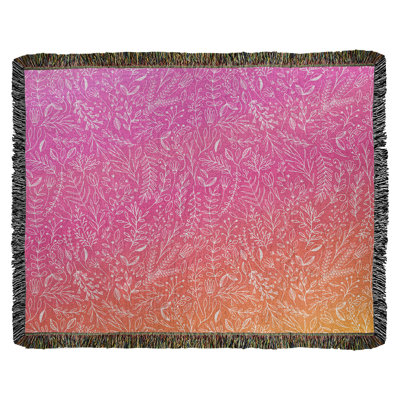 Couverture en coton tissé Katelyn Elizabeth Ditsy