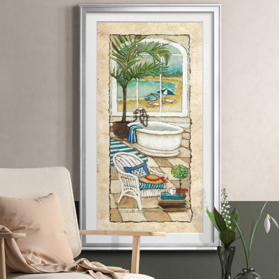 Jour au paradis I - peinture encadrée