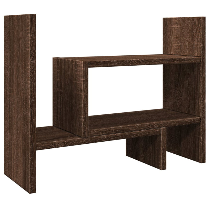  Desk Organiser 38.5X17x39 Cm Engineered Wood, Brown Oak
