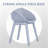 2-Pack Modern Lightweight Lounge Chairs – All-Weather PP Plastic for Indoor/Outdoor Use, Trendy and Durable-320610031