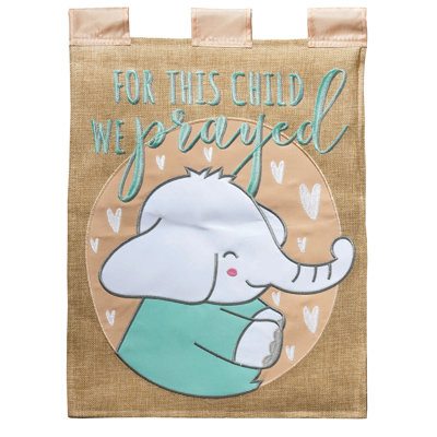 Pour cet enfant, nous sommes en polyester de 2 côtés 18 x 13 po. drapeau de jardin