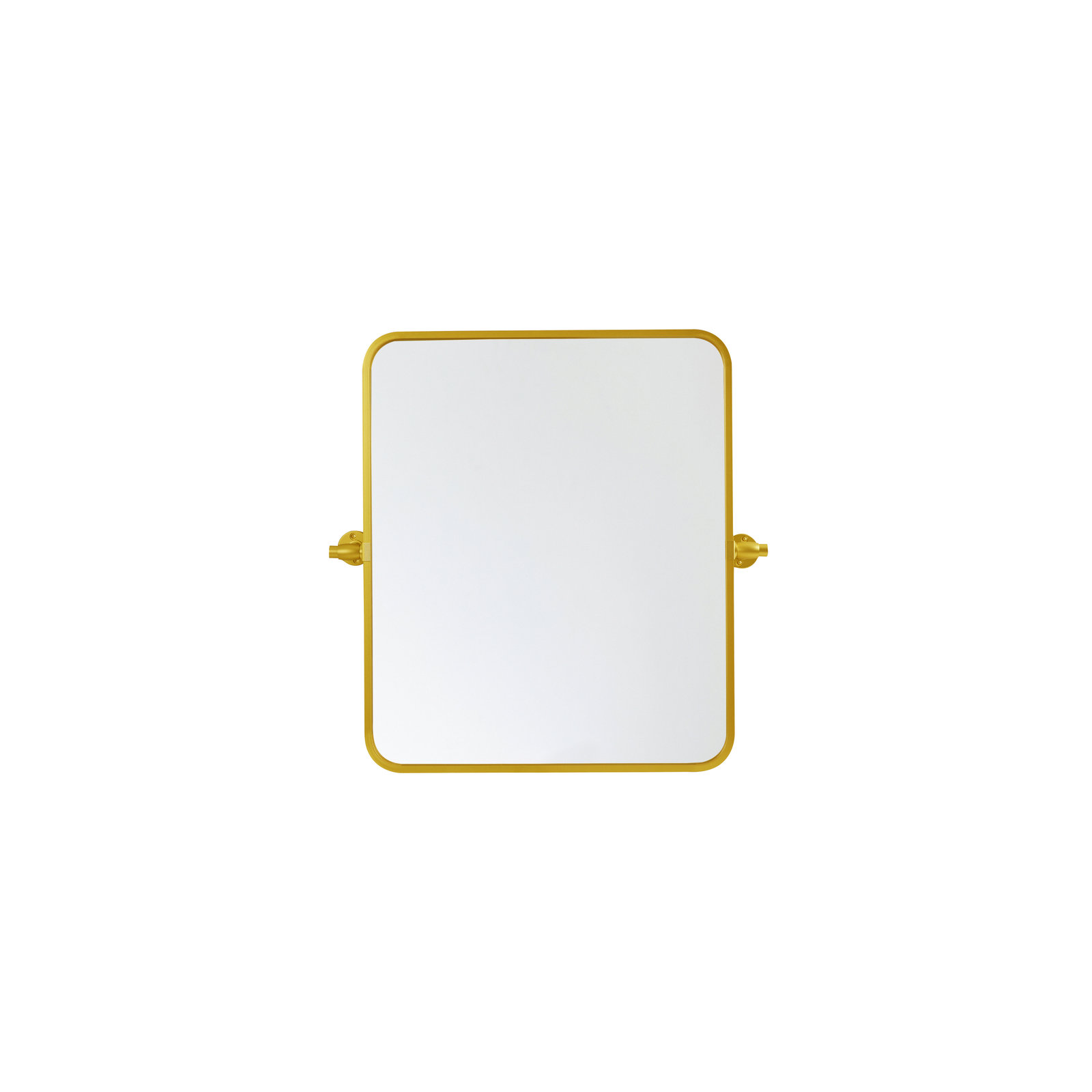 Belfield Metal Wall Mirror, Gold, 20" x 24"