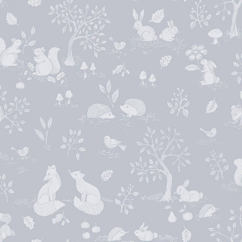 Cravens 10.05m x 53cm Matte Paste the Wall Wallpaper Roll, Light Blue