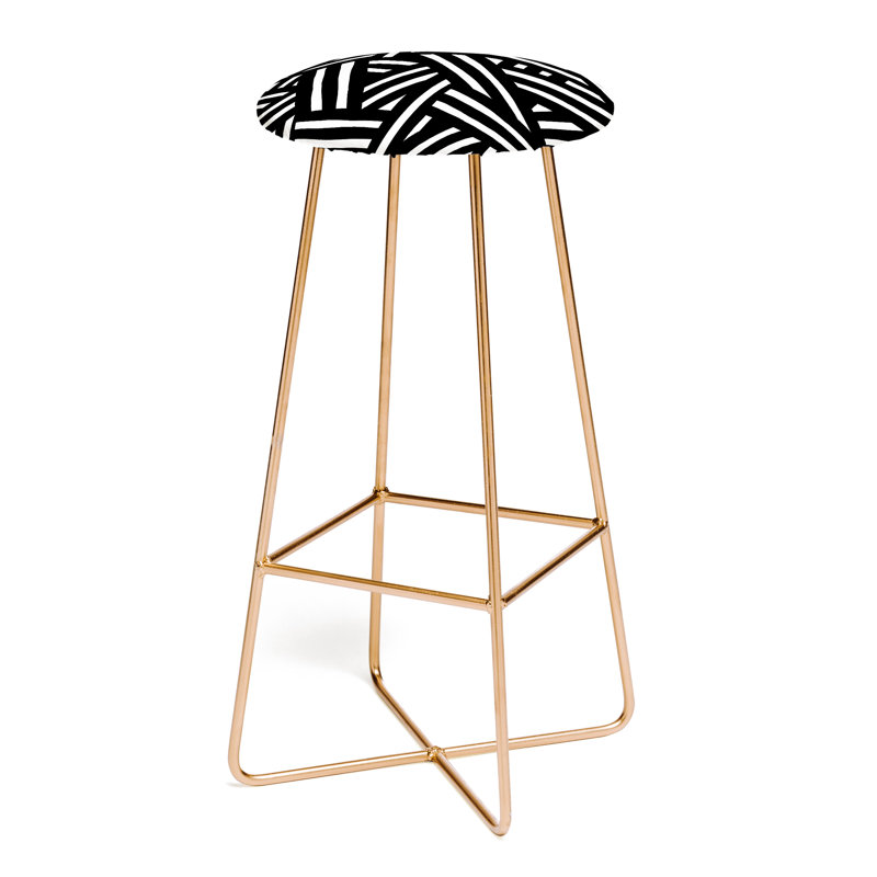Tabouret de bar 31 po old art studio monochrome