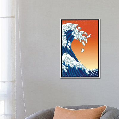 Llama Waves Barlena - impression d'art graphique