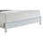 Stylish White Transitional Bedroom Bed