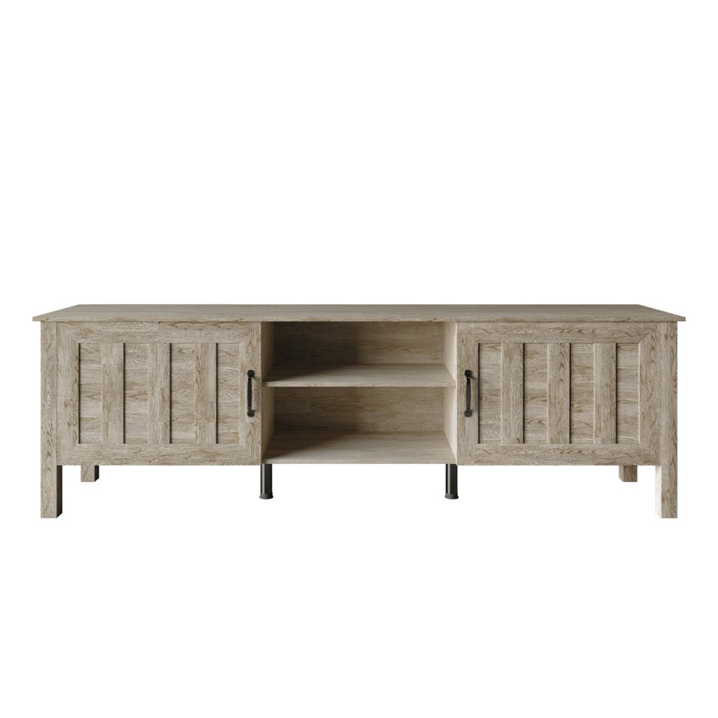 Meuble télé 71 po Opelika, Gris antique