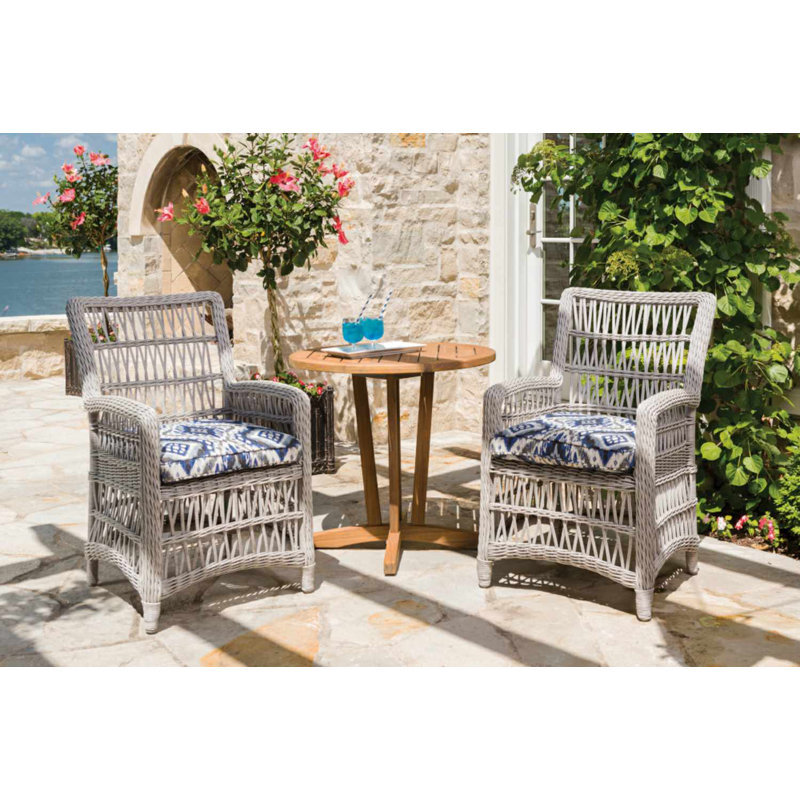 Teak Outdoor Round Teak Bistro Table
