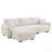 110" Modular Sectional Sofa, L Shape With Extra-Large Seat, Pull-Line Design, Movable Ottoman, High Density Foam, Free Combination, Sturdy Metal&Wood Frame, Boucle Fabric-307126528